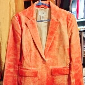 Armani exchange leather jacket